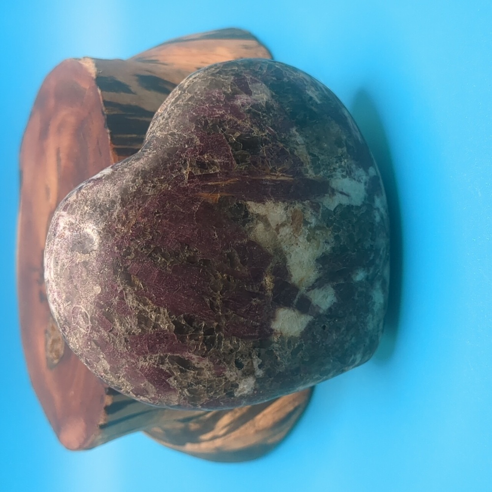 Beautiful pink tourmaline heart